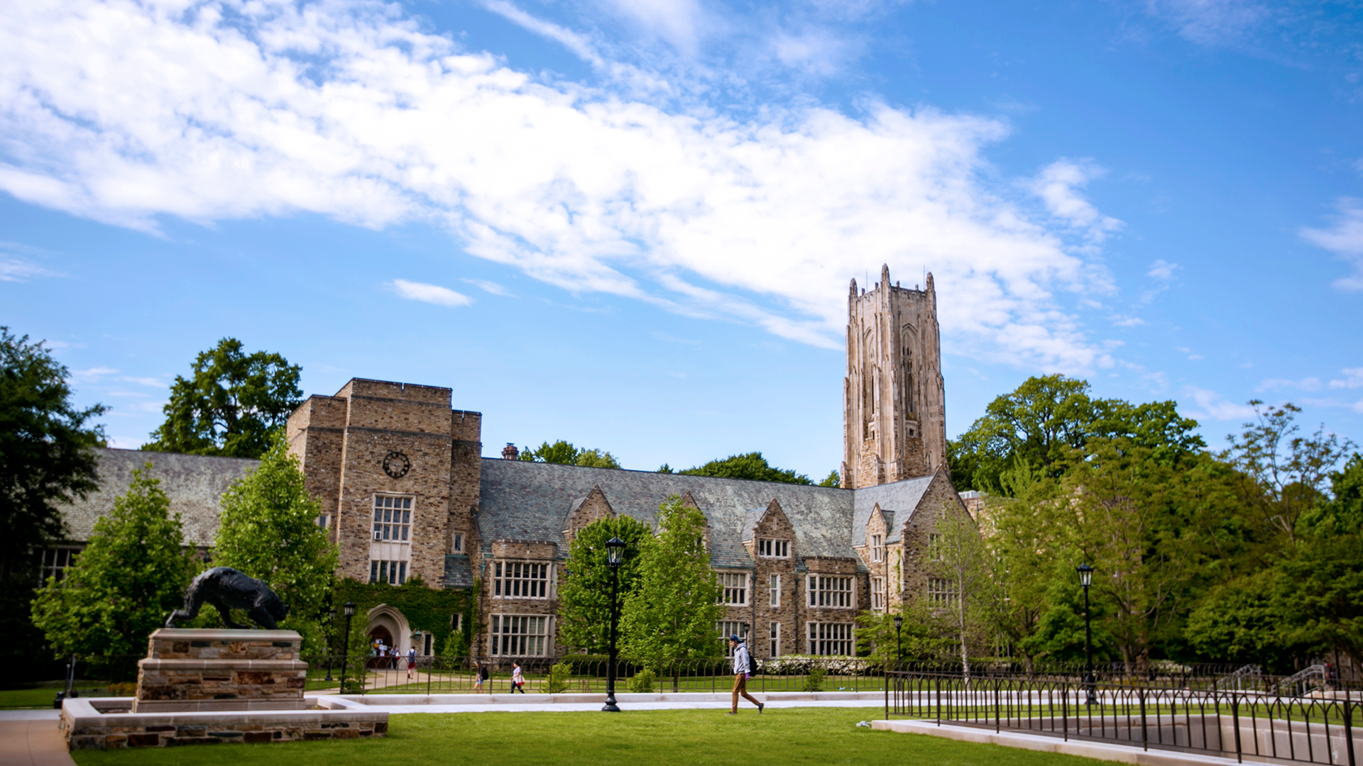 Rhodes campus on a sunny day.