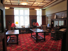 the barret library archives lobby