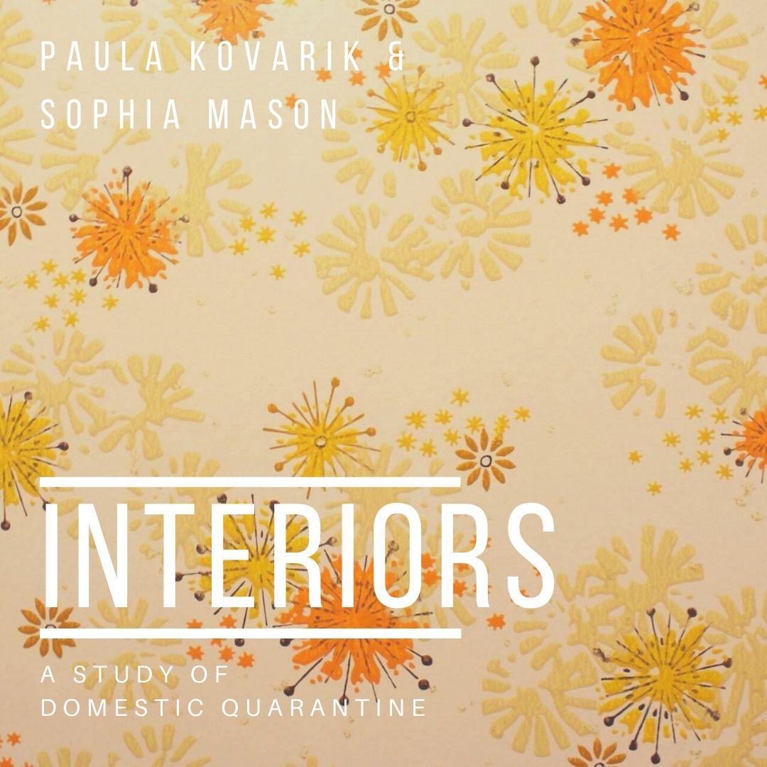 title card for Interiors exhibit