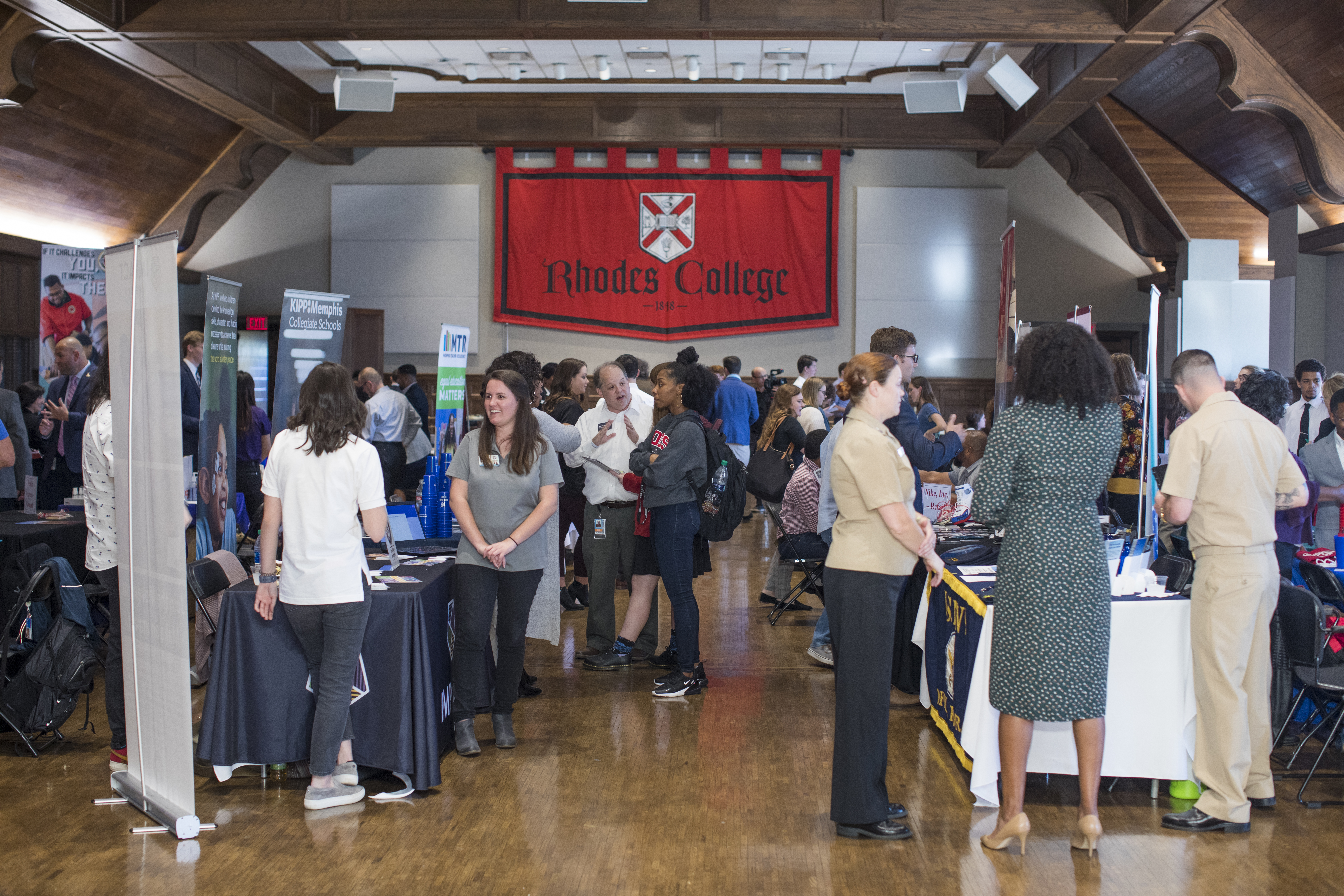 Photo of a career fair