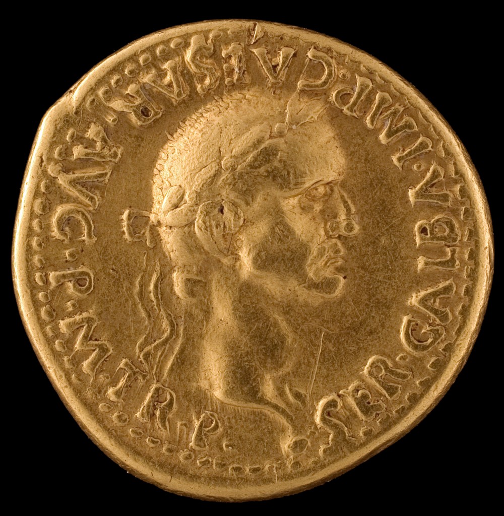 galba coin face 