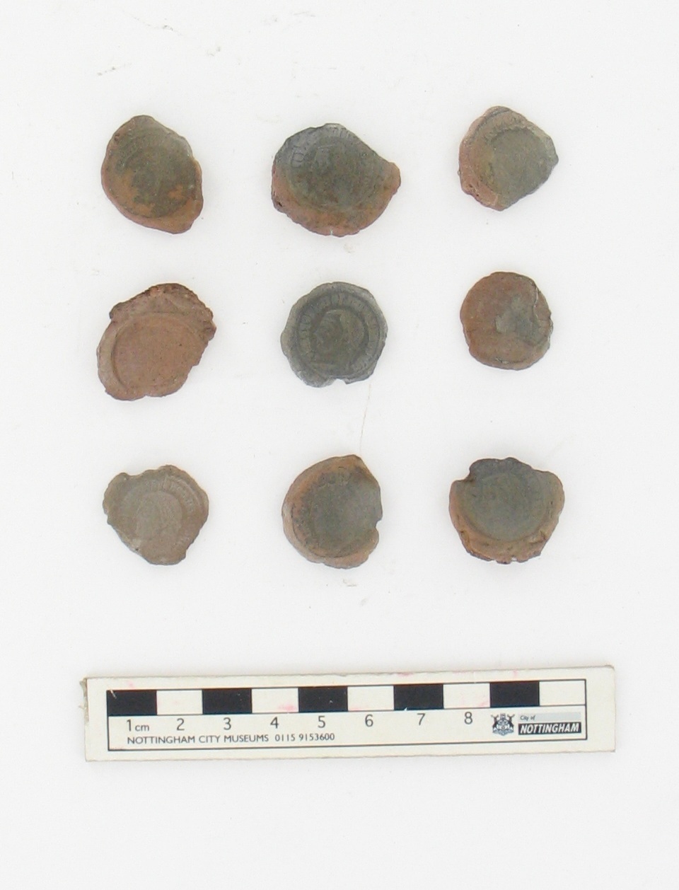 Ancient coin molds