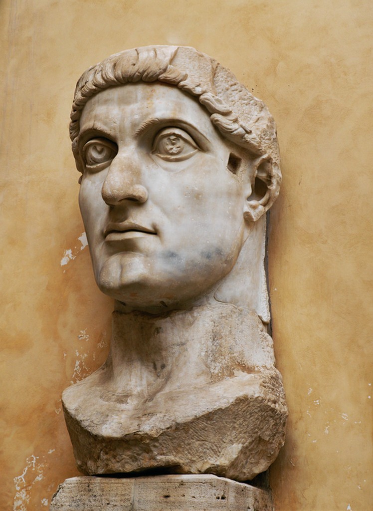 Colossal Portrait of Constantine, Rome, Marble, 315 CE
