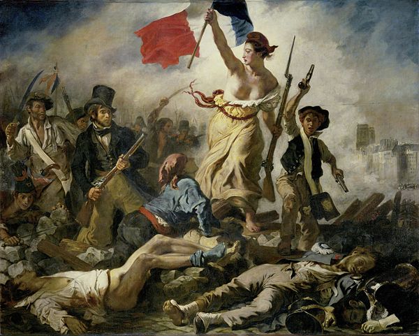 Liberty Leading the People by Eugène Delacroix 