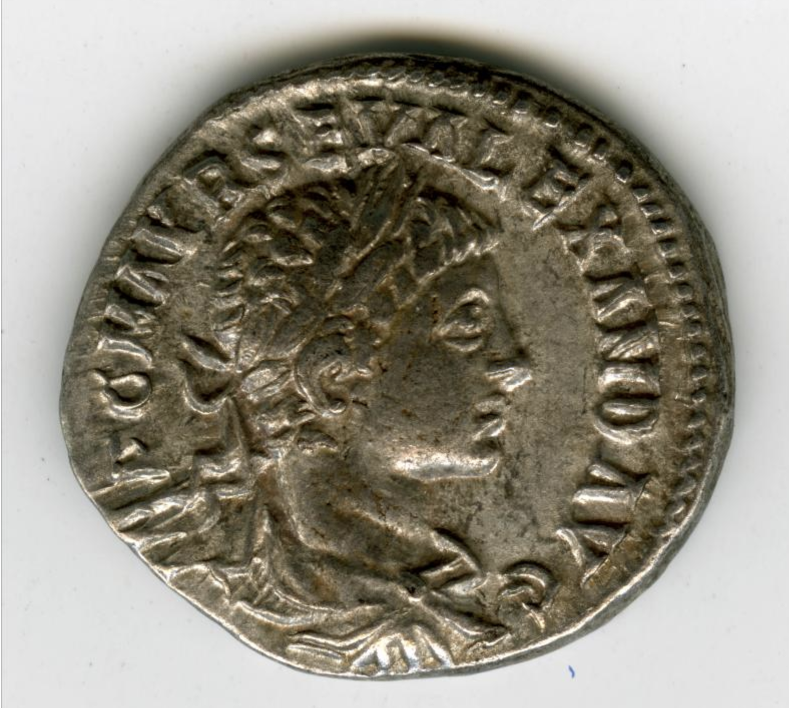 Coin showing Severus Alexander