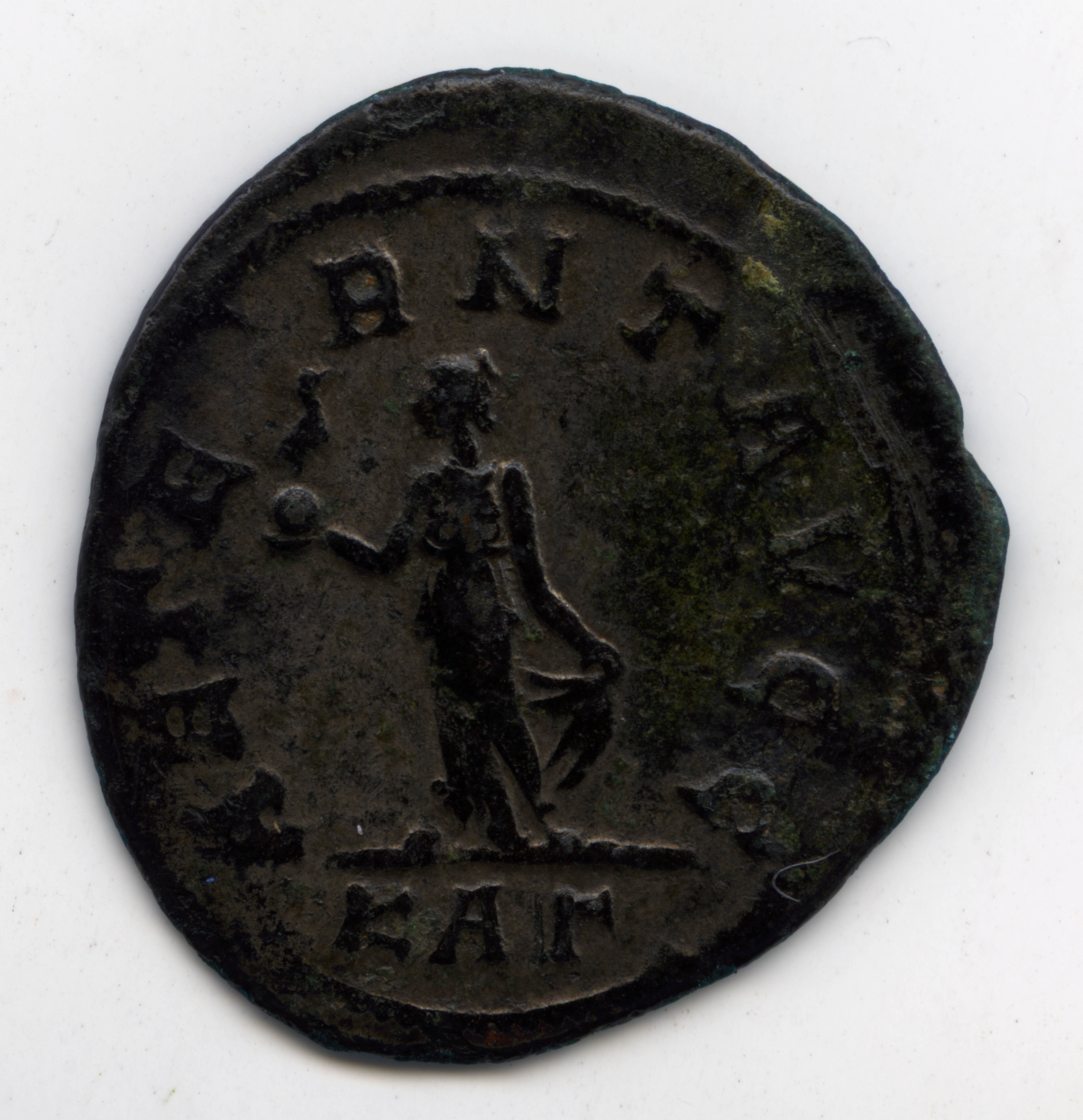 Reverse of coin_026 showing Aeternitas 