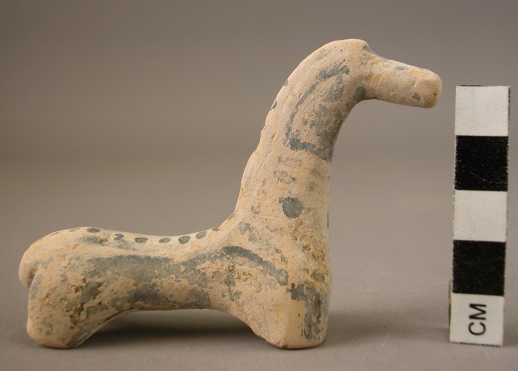 Artifact 1 Terracotta figurine of horse from Geometric Period (Peabody Museum)