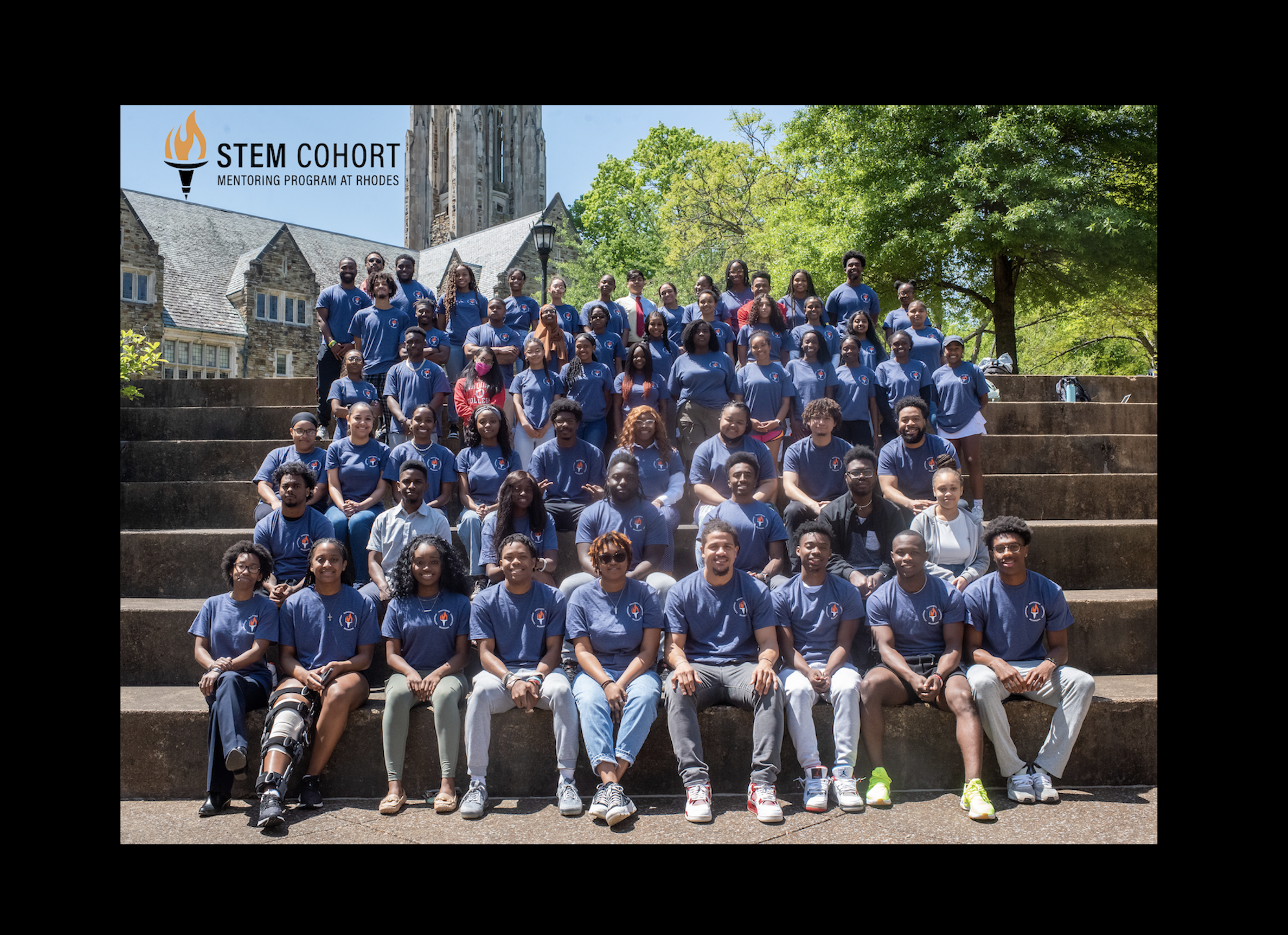 group photo of STEM cohort