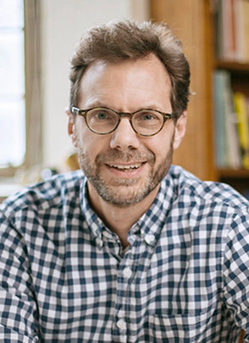 a male professor with glasses