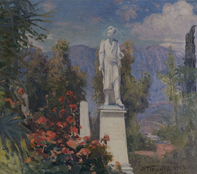 Byron's Monument at Missolonghi, 1923. Oil on canvas.