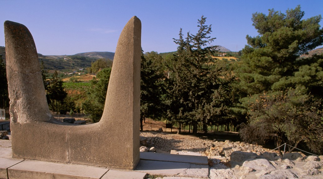 Horns of Consecration at the Palace of Knossos 