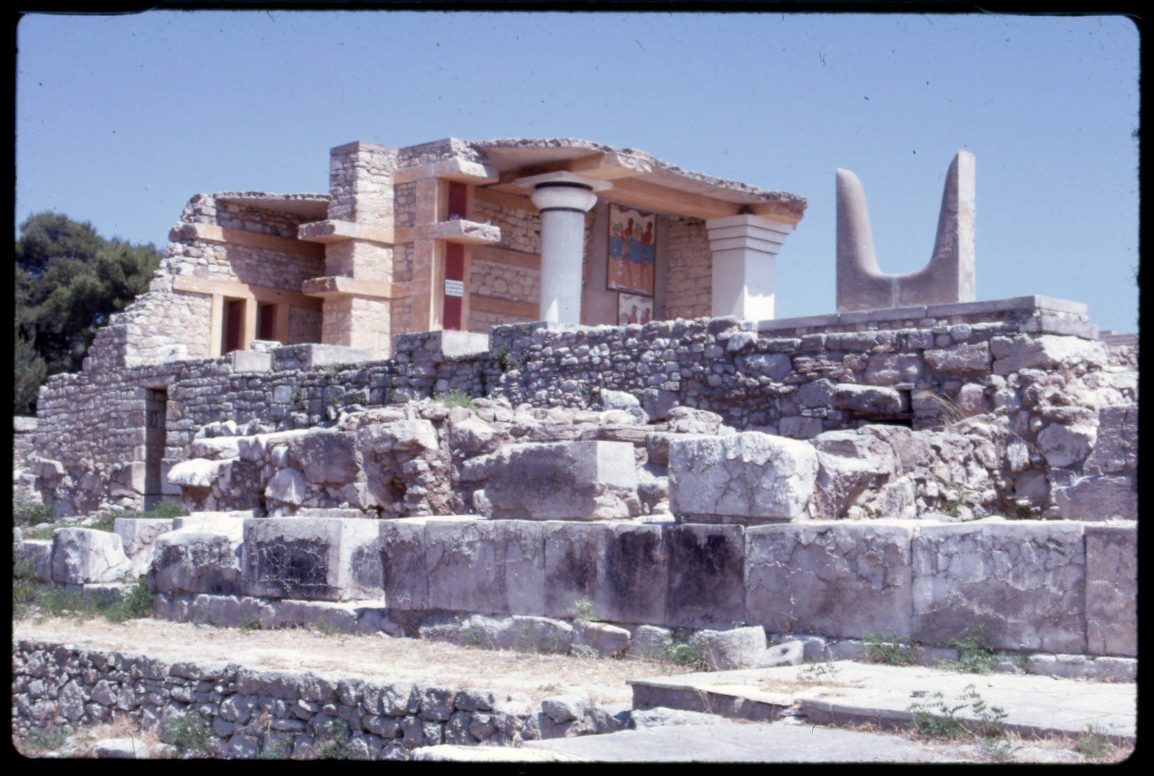 Horns of Consecration at the Palace of Knossos