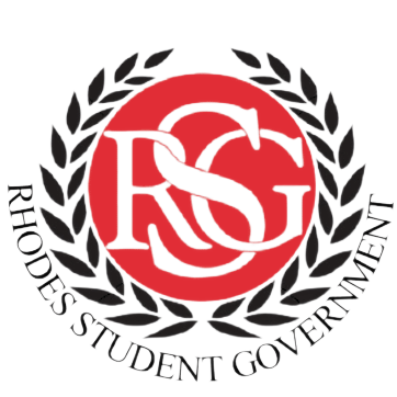 the logo of Rhodes Student government