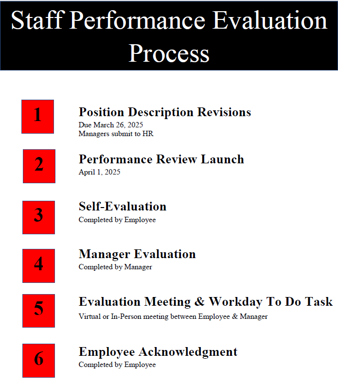 Staff Performance Process