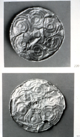 Figure 2: Sackett_387. Date Captured: January 1987. Embossed metal discs.