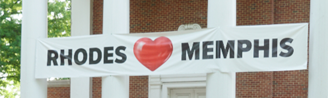 TMC banner Rhodes Loves Memphis