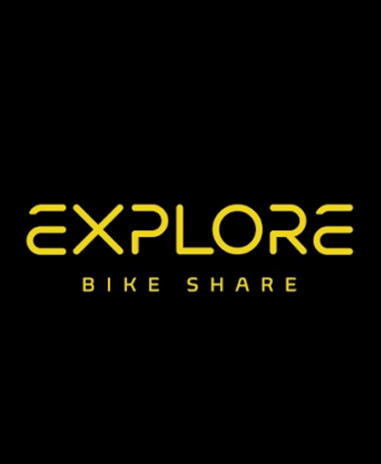 Explore bike share logo