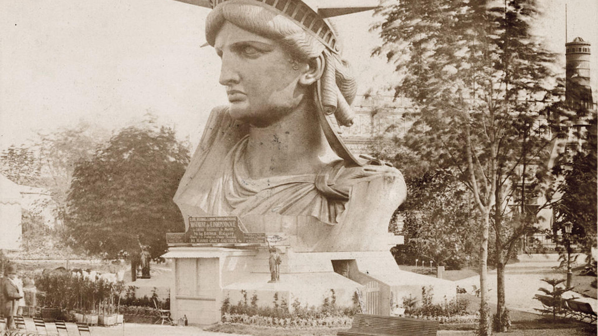 Head of the Statue of Liberty