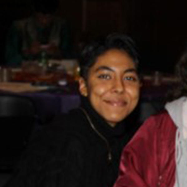 a young woman of Indian heritage