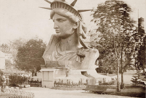 Head of the Statue of Liberty