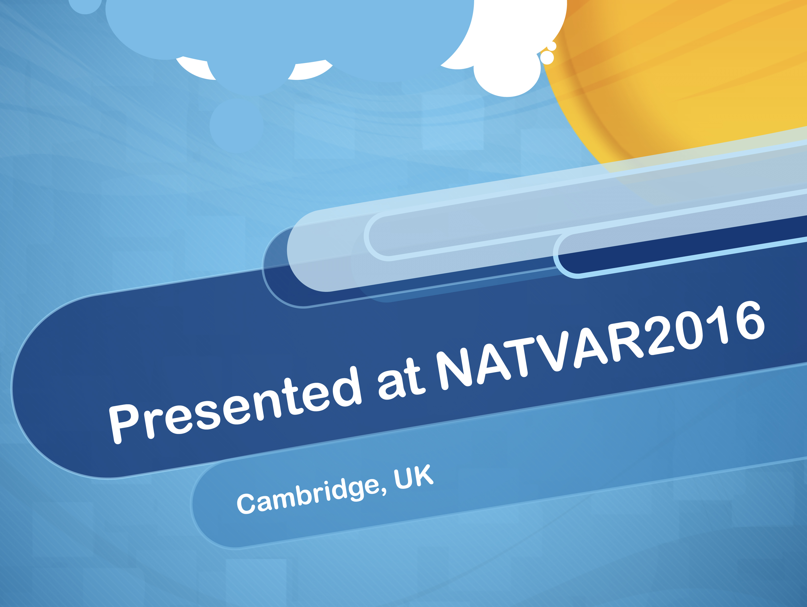 Presented at Nat