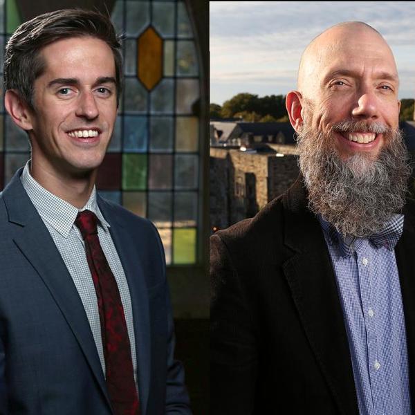 head shots of Geoff Maddox and David Rupke